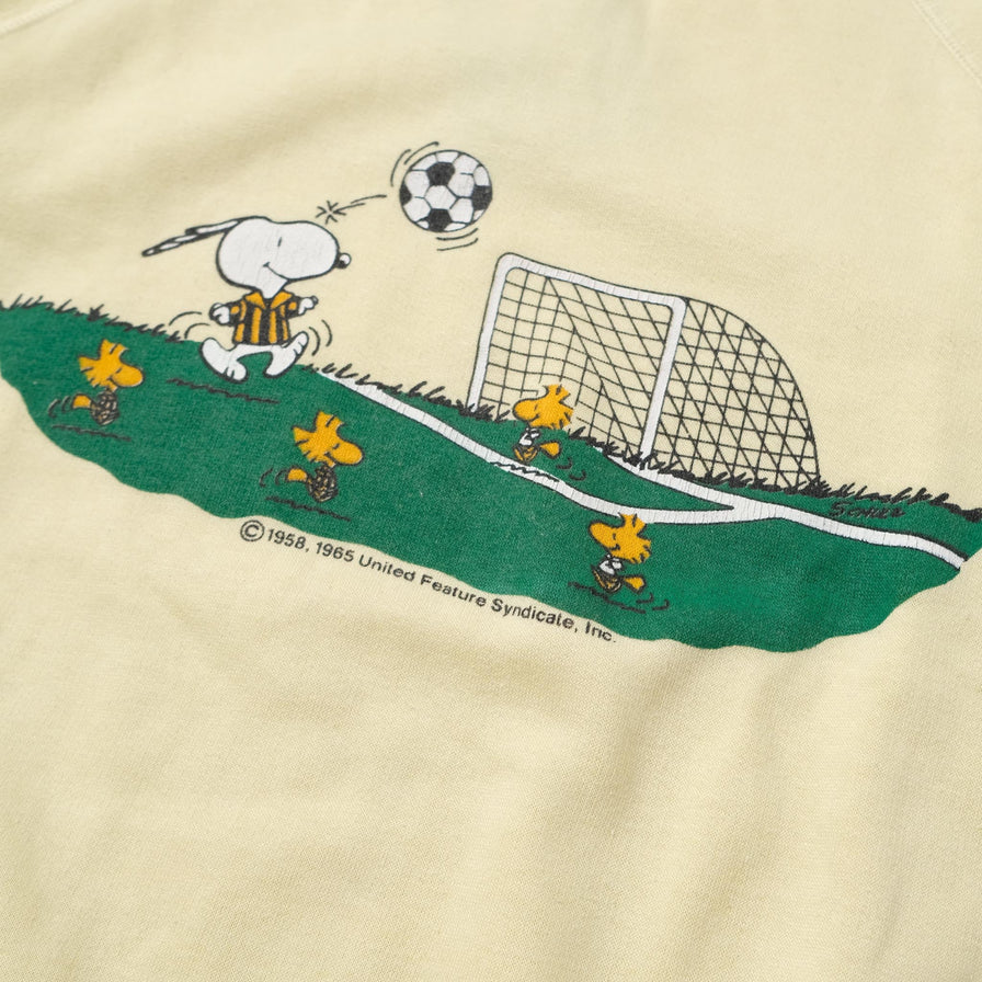 Vintage Snoopy Short Sleeve Sweater Small 