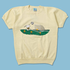 Vintage Snoopy Short Sleeve Sweater Small 