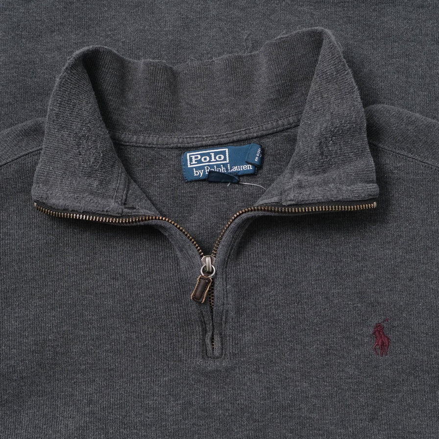 Vintage Polo Ralph Lauren Q-Zip Sweater XLarge 
