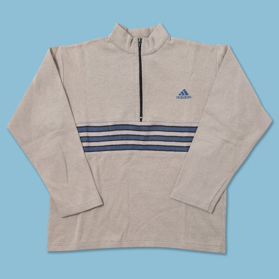 Vintage adidas Q-Zip Sweater Small 
