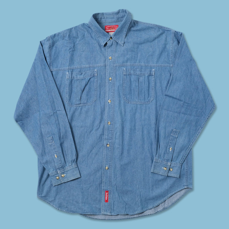 Vintage Marlboro Denim Shirt XLarge 