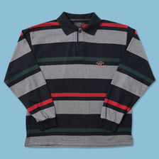 Vintage Paul & Shark Silk Long Polo Large 