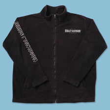 Vintage Harley Davidson Fleece Jacket Medium 
