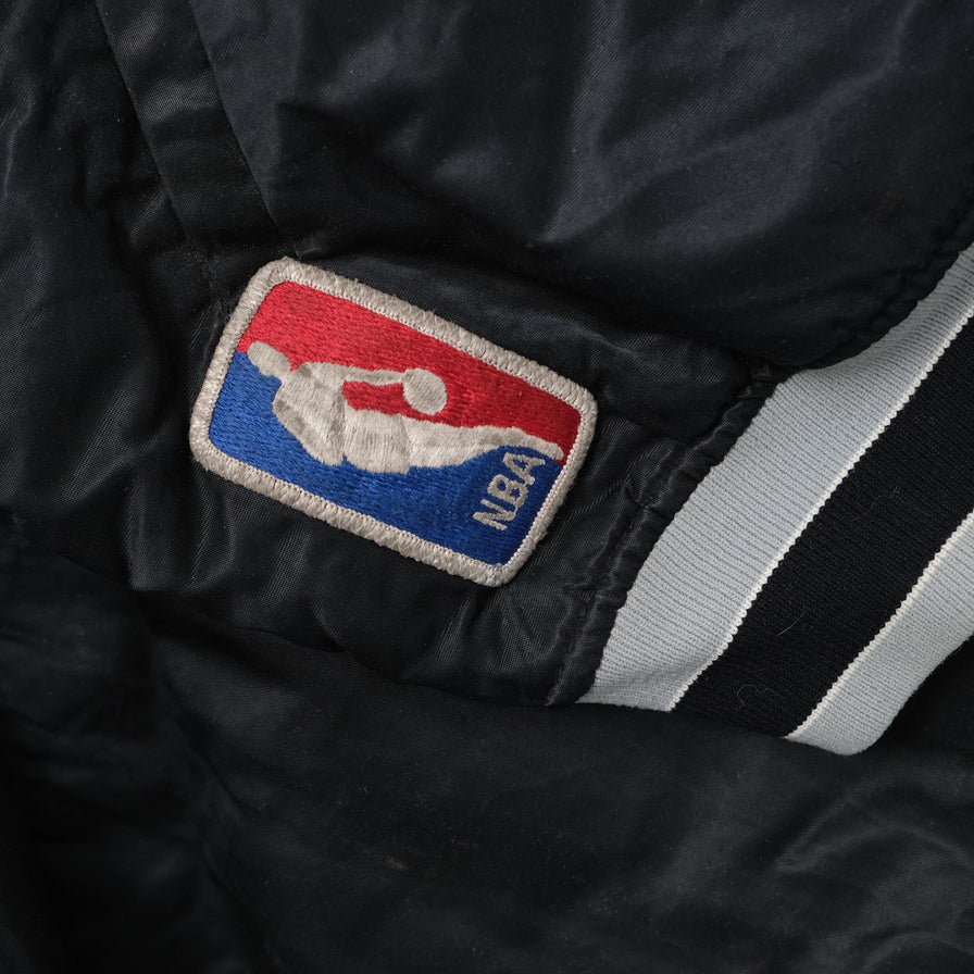 Vintage Starter San Antonio Spurs Satin Bomber Jacket XLarge 