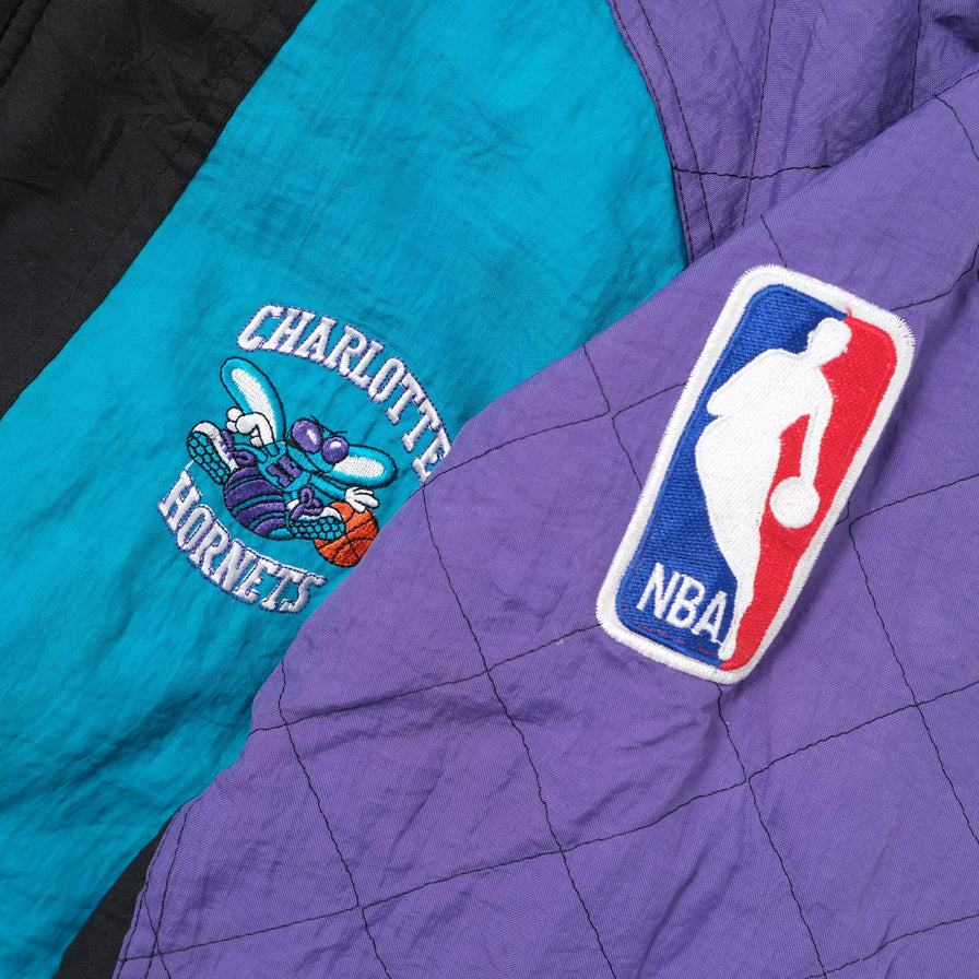 Vintage Starter Charlotte Hornets Jacket XLarge 
