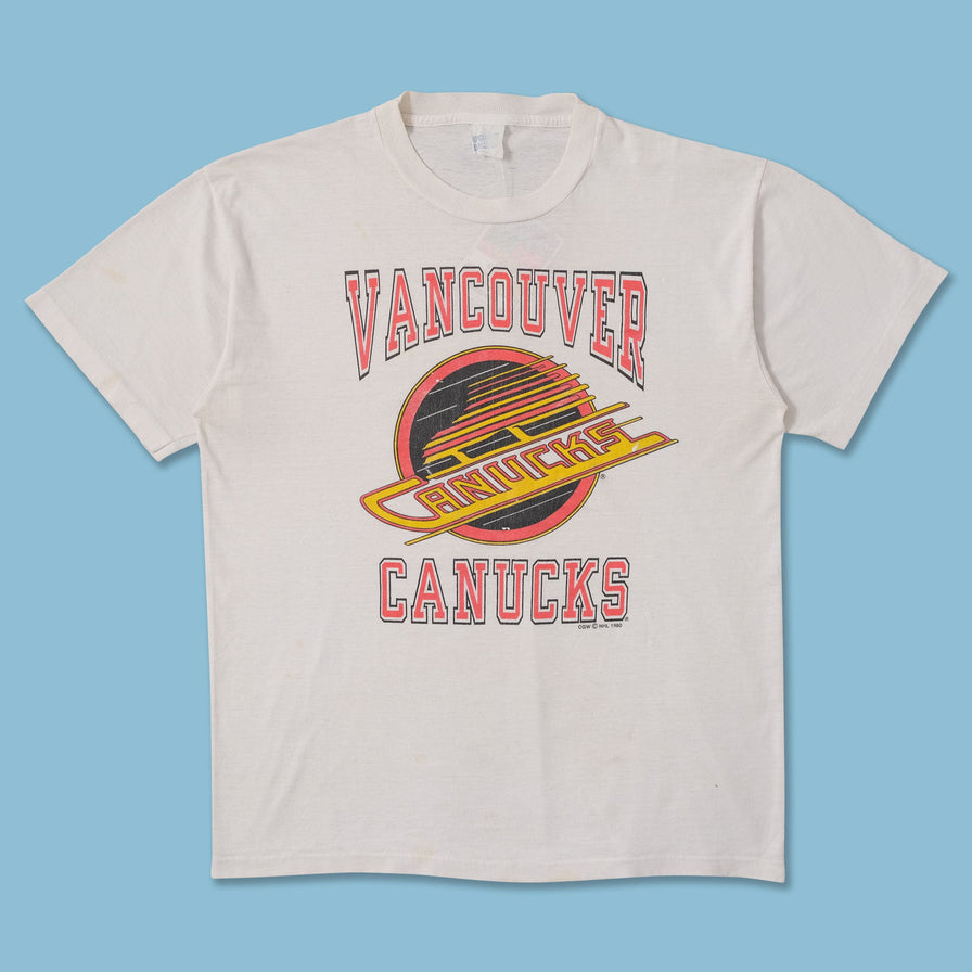 1990 Vancouver Canucks T-Shirt Medium 