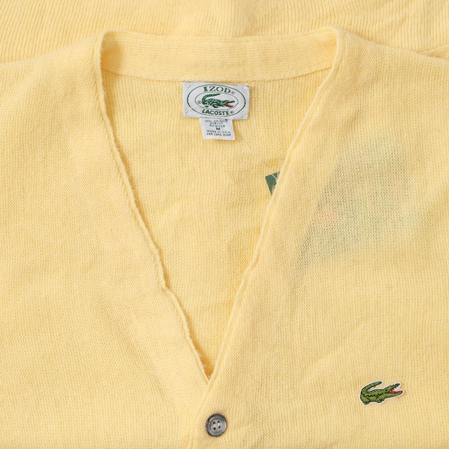 Vintage Izod Lacoste Cardigan Medium 