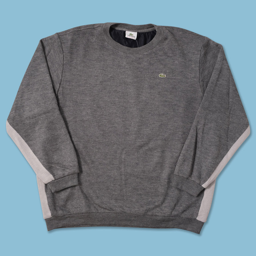 Vintage Lacoste Lined Sweater XLarge 