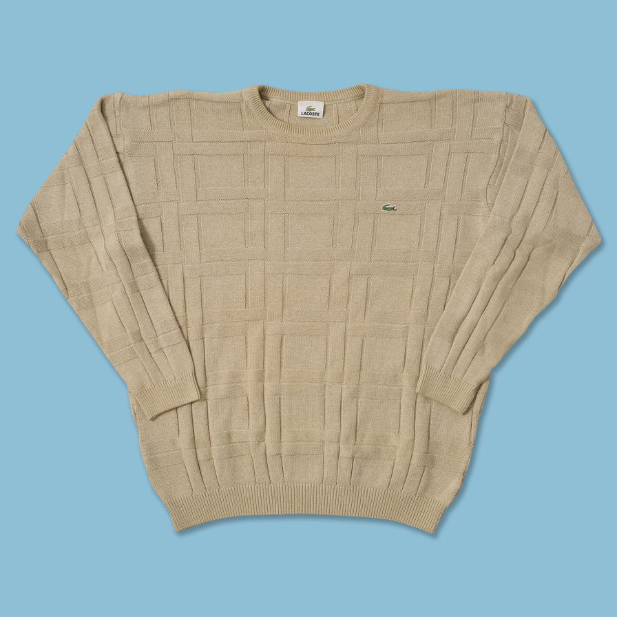 Vintage Lacoste Knit Sweater XLarge 