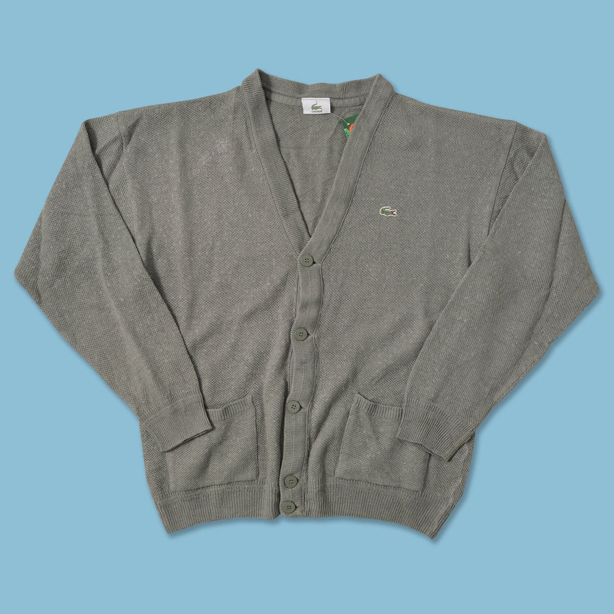 Vintage Lacoste Knit Cardigan Medium 
