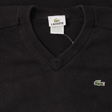 Vintage Lacoste V-Neck Sweater Small 