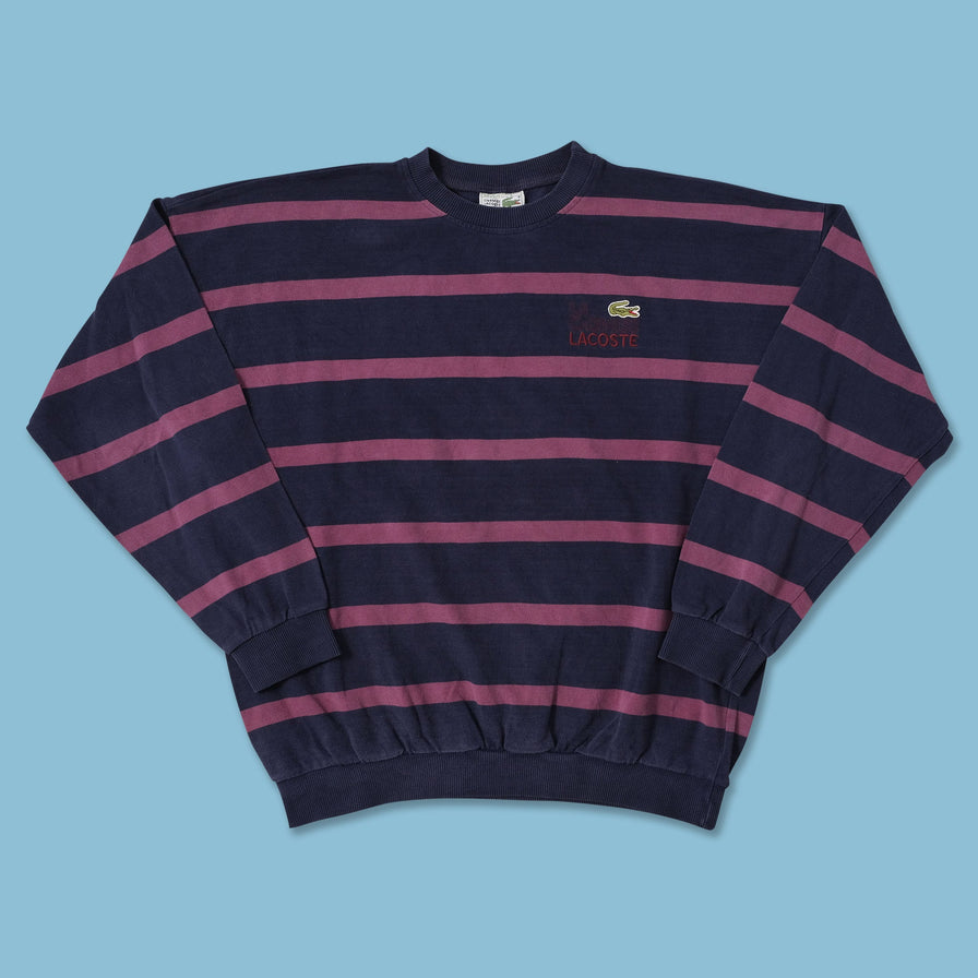 Vintage Lacoste Striped Sweater XLarge 