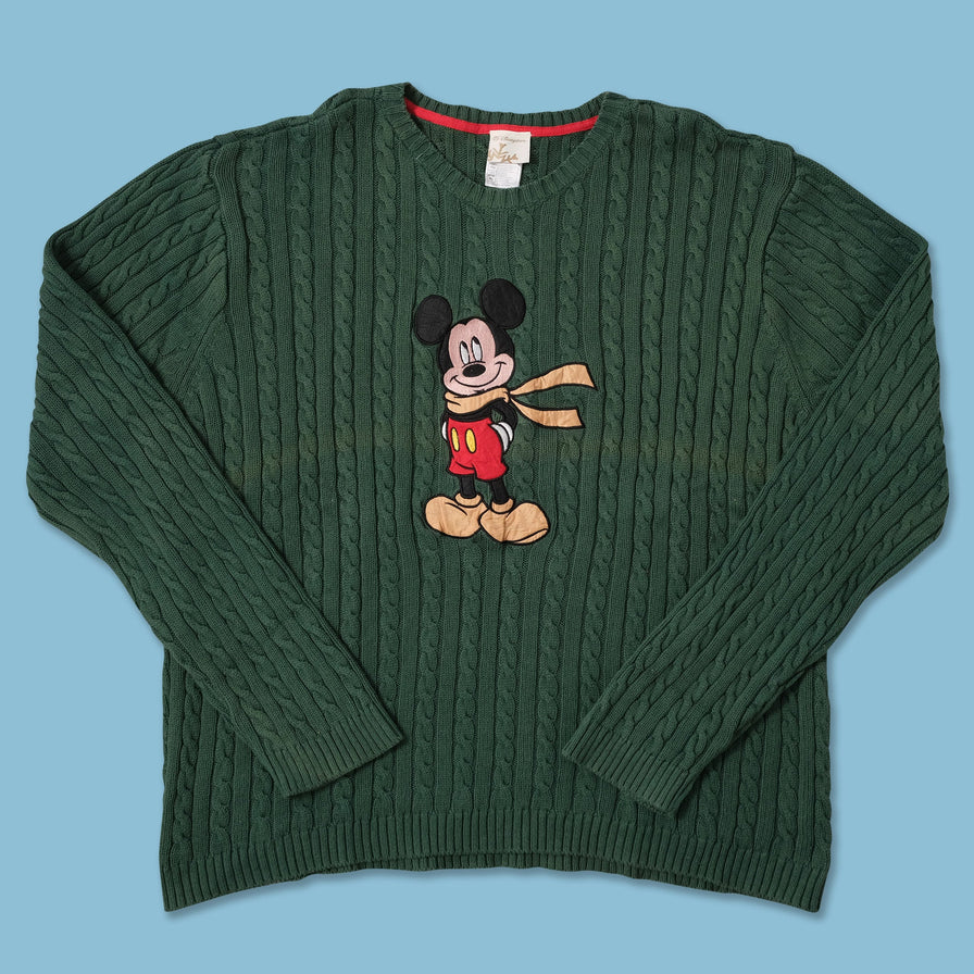Vintage Mickey Mouse Knit Sweater XXL 