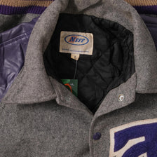 Vintage Women's Wool Leather Varsity Jacket Small 