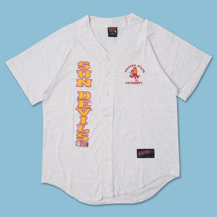 Vintage Arizona State Sun Devils Baseball Jersey Large 