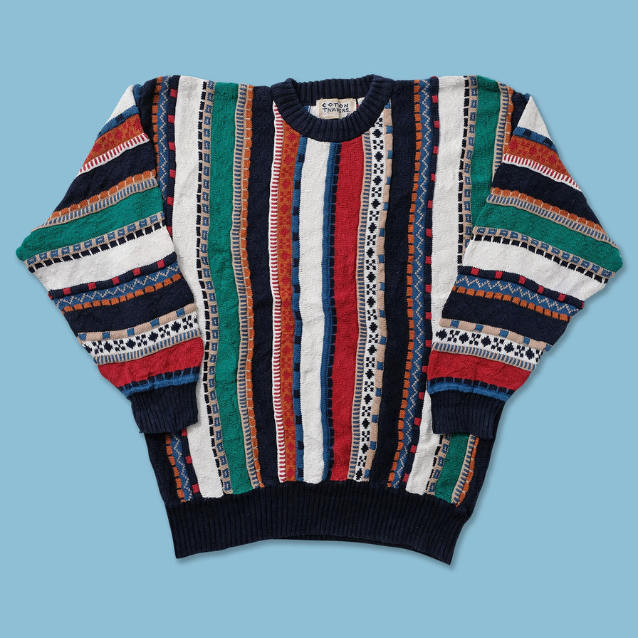 Vintage Cotton Traders Knit Sweater Medium 