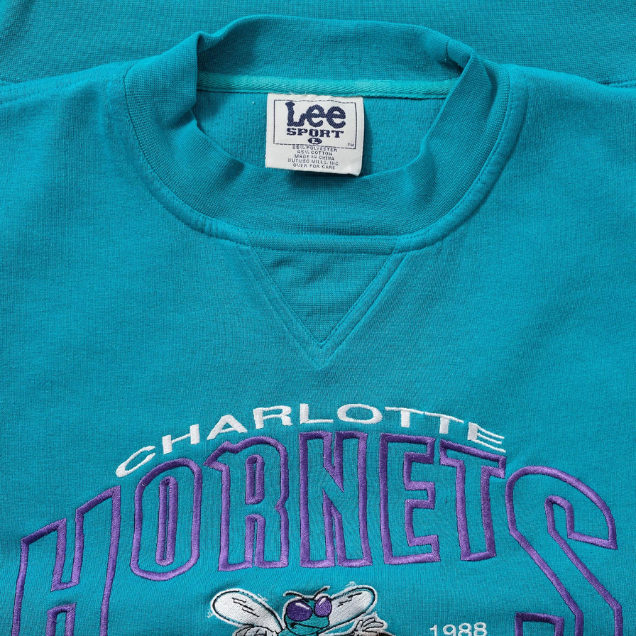 Vintage Charlotte Hornets Sweater Large 