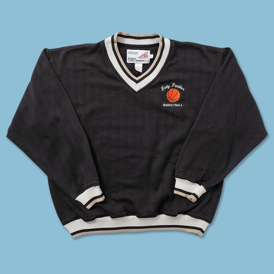 Vintage Lady Panther Basketball Sweater Large 