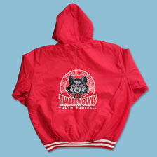 Vintage Lake Villa Timberwolves Padded Windbreaker XXL 