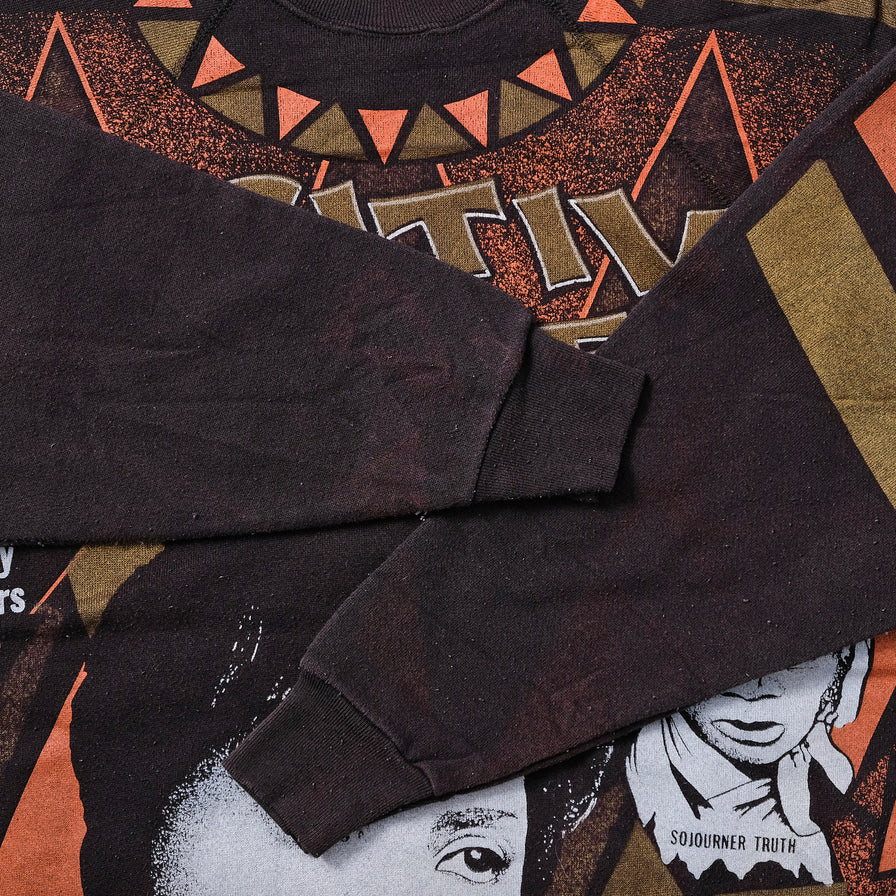 Vintage Positive Women Sweater Large - Double Double Vintage