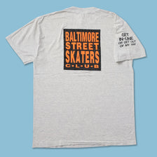 Vintage Baltimore Street Skaters Club T-Shirt Large - Double Double Vintage