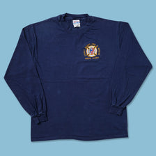 Vintage Coast Guard Fire Rescue Longsleeve Medium - Double Double Vintage