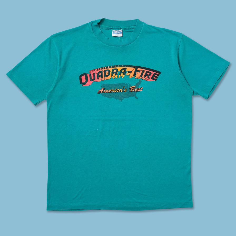Vintage Quadra Fire T-Shirt Large - Double Double Vintage