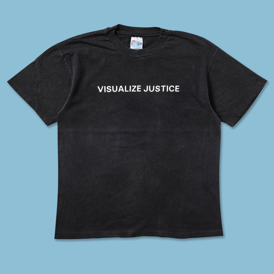 1995 Visualize Justice T-Shirt Medium - Double Double Vintage