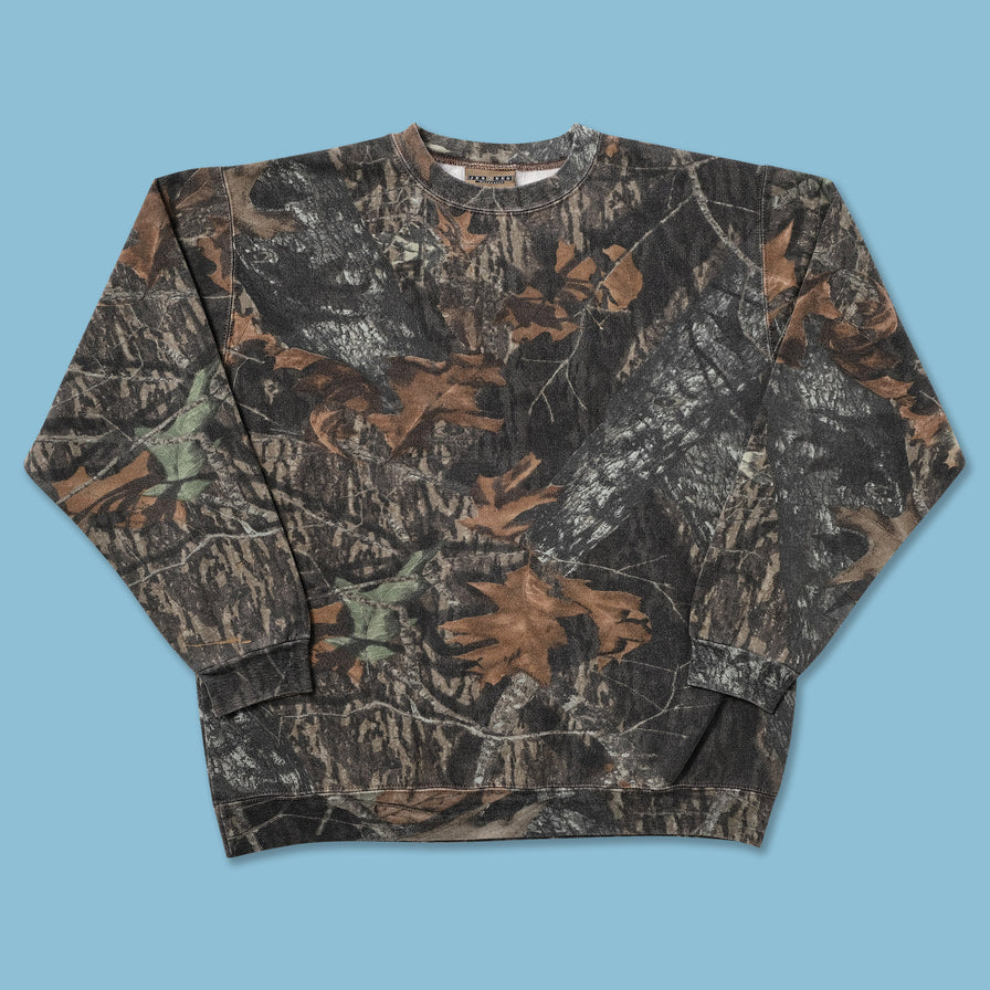 Vintage Real Tree Camo Sweater Large - Double Double Vintage