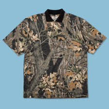 Vintage Real Tree Camo Polo XLarge - Double Double Vintage