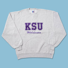Vintage Russell Athletic KSU Wildcarts Sweater Medium - Double Double Vintage