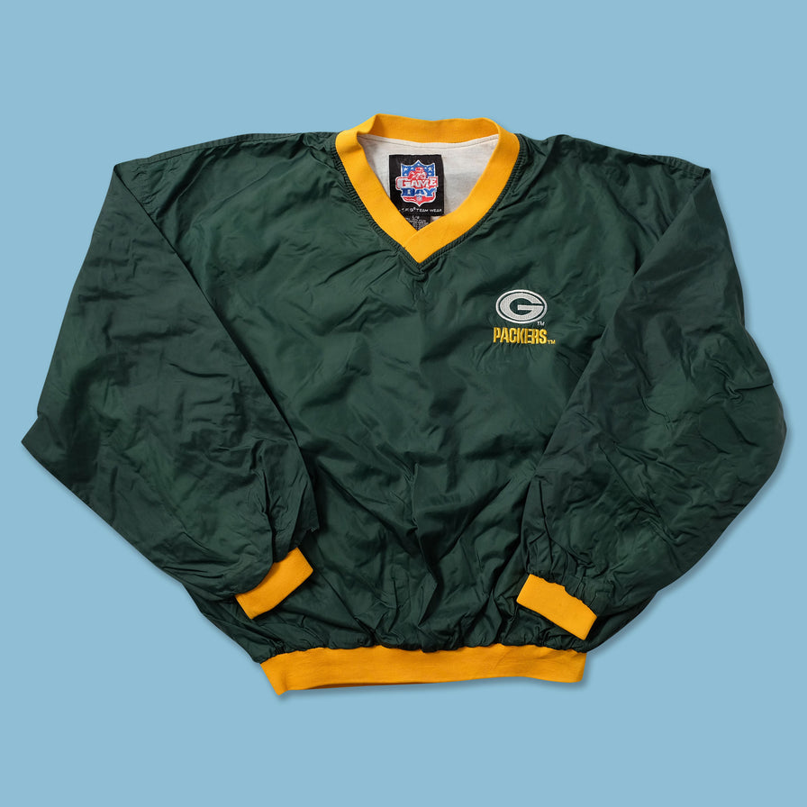 Vintage Greenbay Packers Windbreaker Large - Double Double Vintage