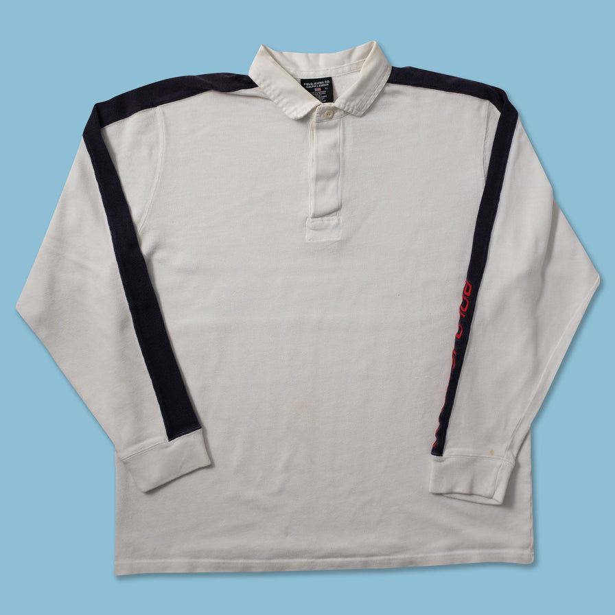 Vintage Polo Ralph Lauren Rugby Sweater XLarge - Double Double Vintage