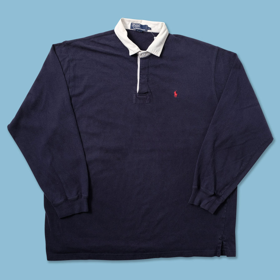 Vintage Polo Ralph Lauren Rugby Sweater XXL - Double Double Vintage