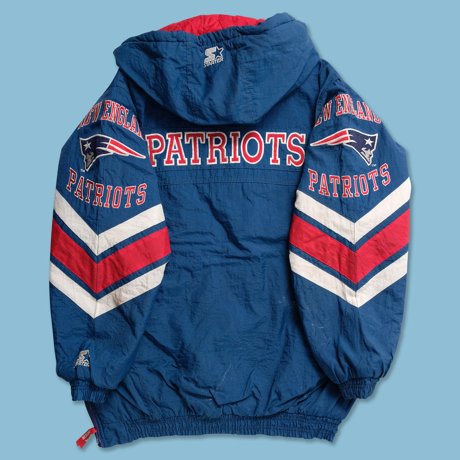 Vintage Starter New England Patriots Padded Jacket Large - Double Double Vintage