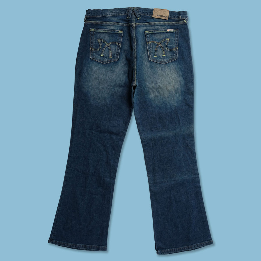 Y2K Bootcut Denim Pants 34x32