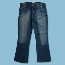 Y2K Bootcut Denim Pants 34x32 - Double Double Vintage
