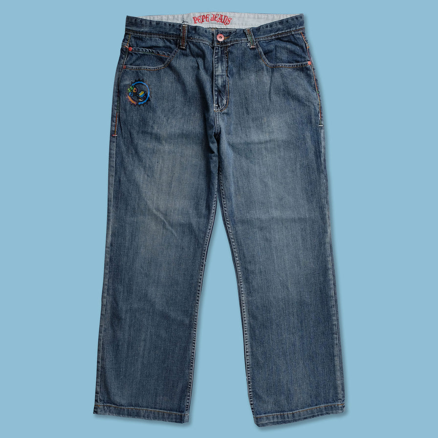Y2K Pepe Jeans Denim Pants 38x32 - Double Double Vintage