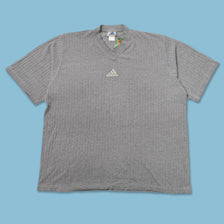 Vintage adidas V-Neck T-Shirt XXLarge 
