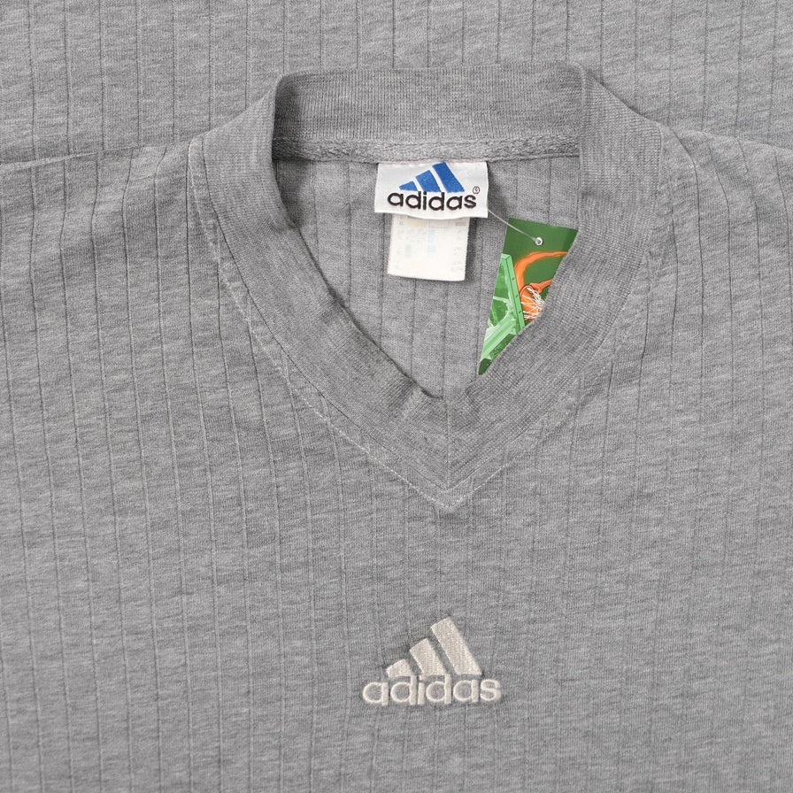 Vintage adidas V-Neck T-Shirt XXLarge 