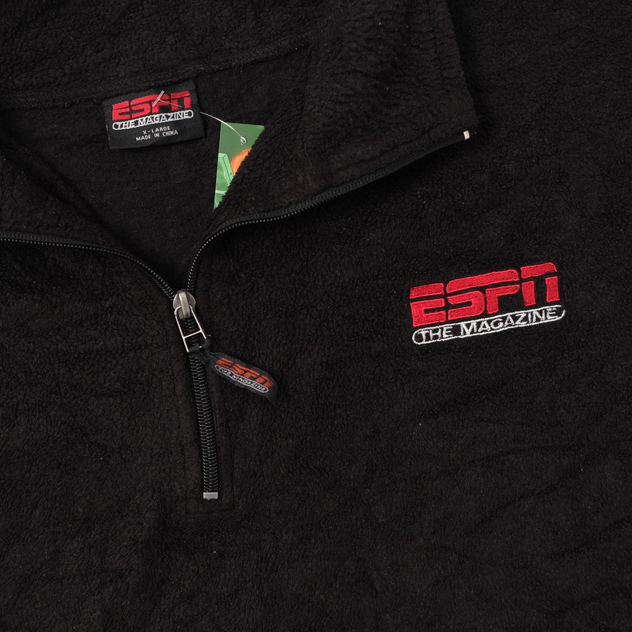 Vintage ESPN Half Zip Fleece XLarge 