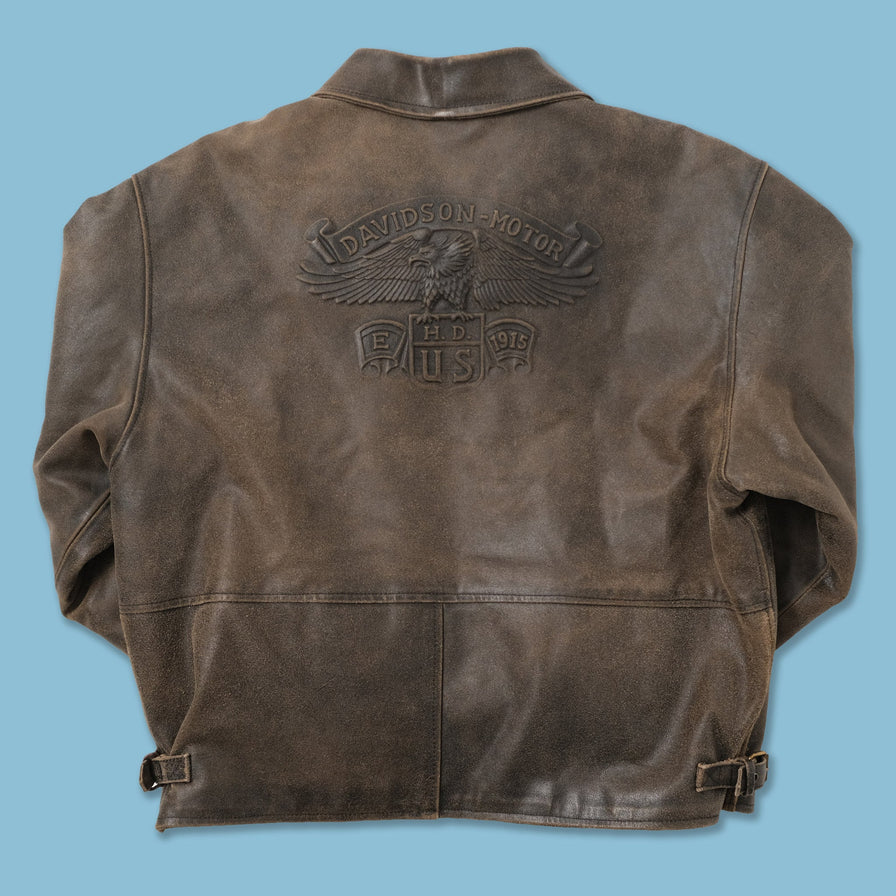 Vintage Harley Davidson Leather Jacket Large 