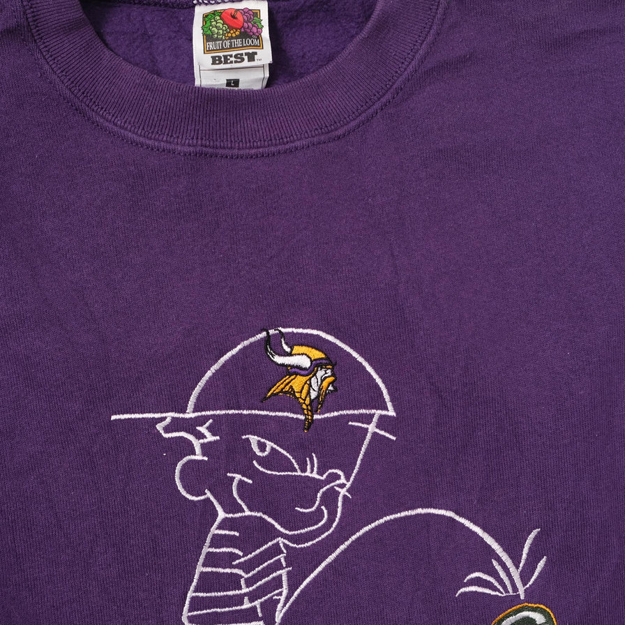 Vintage Minnesota Vikings Sweater Large 