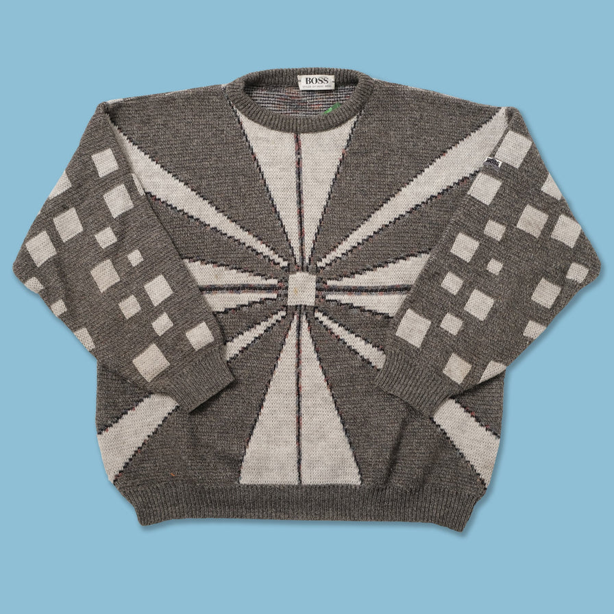 Vintage Hugo Boss Knit Sweater XXLarge 