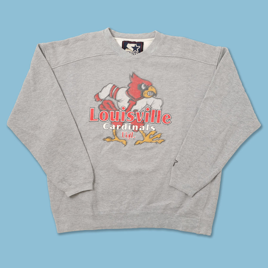 Vintage Starter Louisville Cardinals Sweater Large 