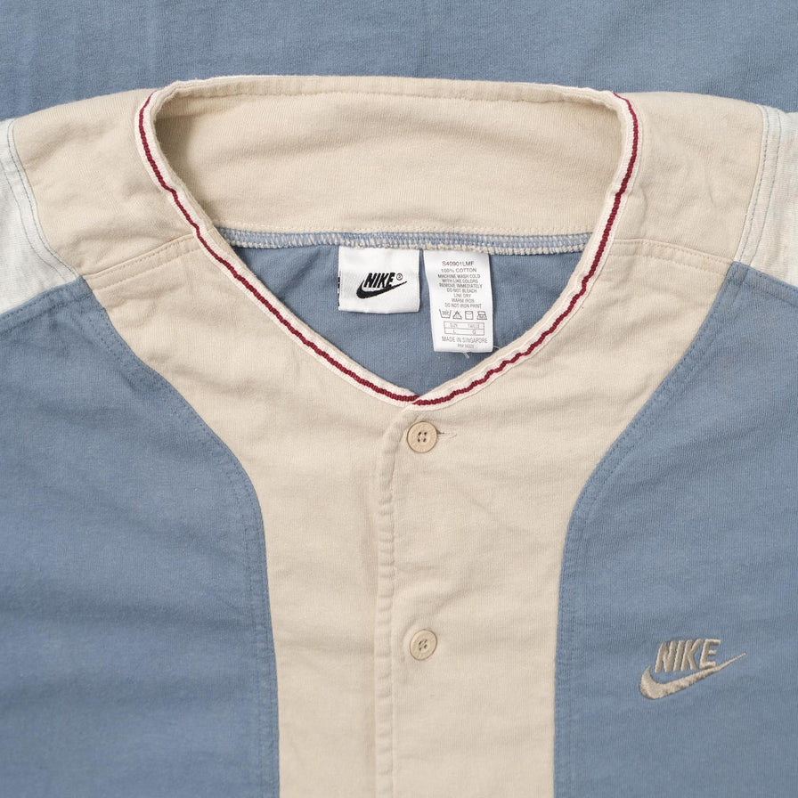 Vintage Nike Cotton Baseball Jersey Large 