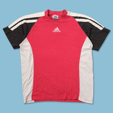 Vintage adidas V-Neck T-Shirt Small 