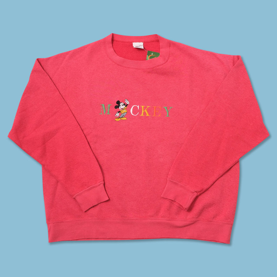 Vintage Mickey Mouse Sweater Large 