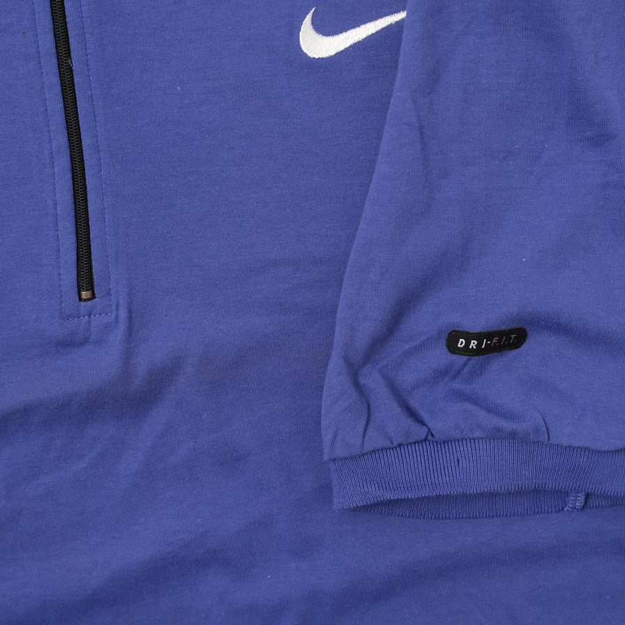 Vintage Nike Agassi Half Zip T-Shirt Large 