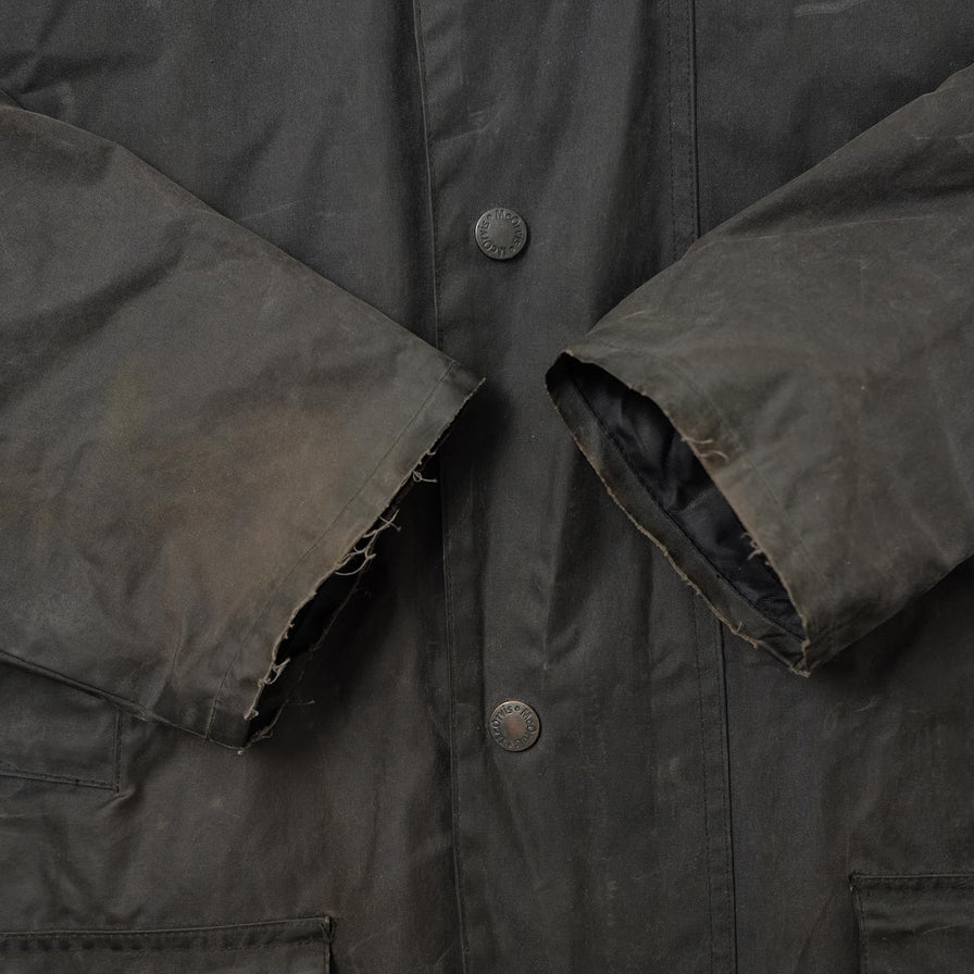 Vintage Mc Orvis Wax Jacket Large 